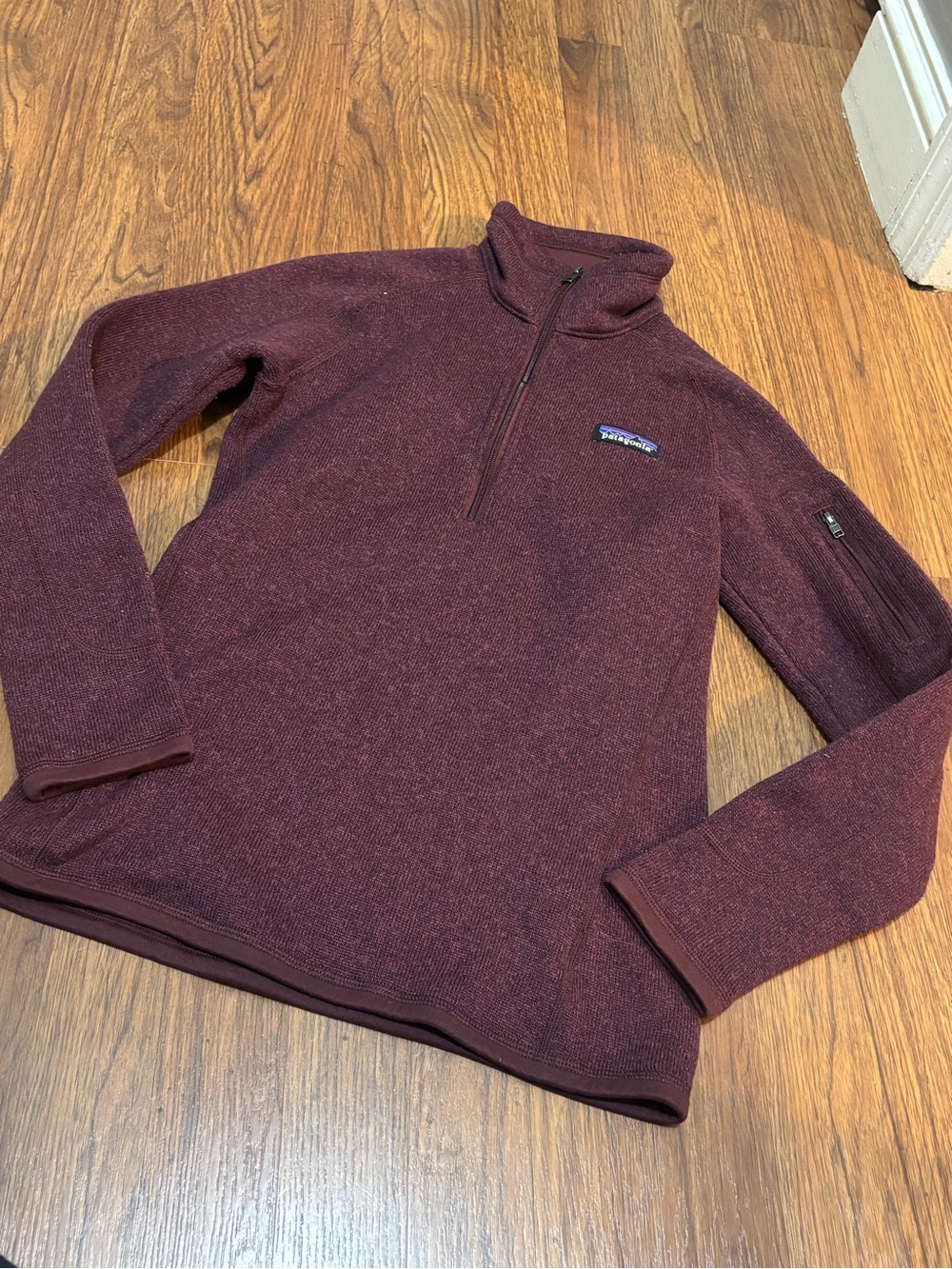 Patagonia Quarter-Zip Sweater - Burgundy